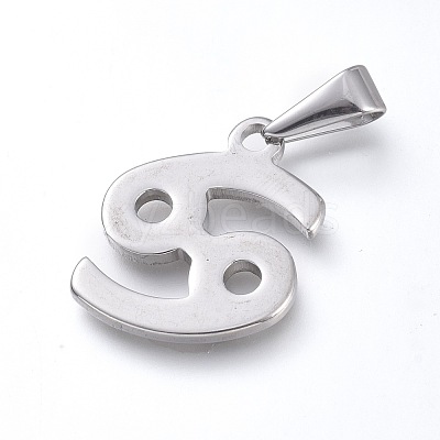 Non-Tarnish 304 Stainless Steel Pendants STAS-L210-06H-P-01-1
