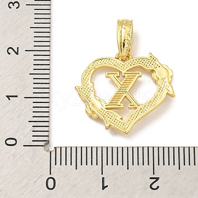 Heart Brass Pendants KK-I714-04G-X-1