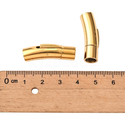 304 Stainless Steel Bayonet Clasps STAS-I013-6mm-G-1