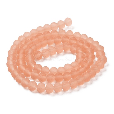 Transparent Glass Beads Strands X1-EGLA-A034-T4mm-MD21-1