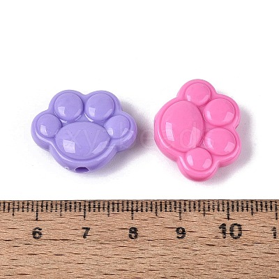 Opaque Plastic Beads X-KY-N025-23-1