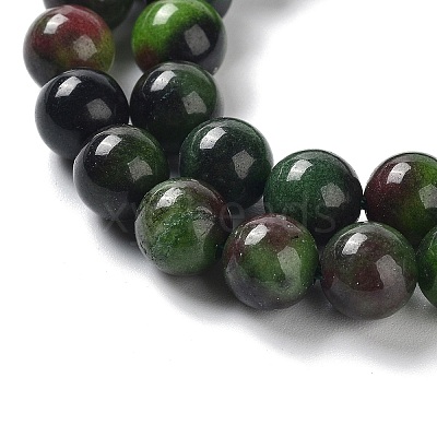 Dyed Natural Malaysia Jade Beads Strands G-G021-02B-06-1
