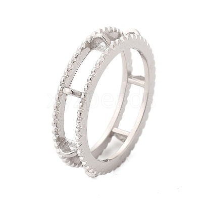 Original Design 925 Sterling Silver Loop Ring Settings FIND-Z078-01P-1