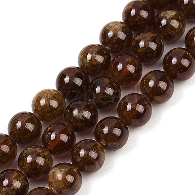 Natural Garnet Beads Strands G-U026-A10-8mm-1