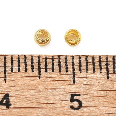 Brass Crimp Beads KK-S509-01G-04-1