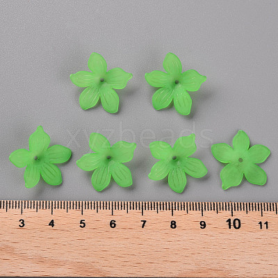 Frosted Acrylic Bead Caps MACR-S371-05A-734-1