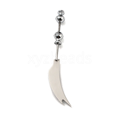 Non-Tarnish 201 Stainless Steel Cake Spatulas AJEW-P114-01D-P-1