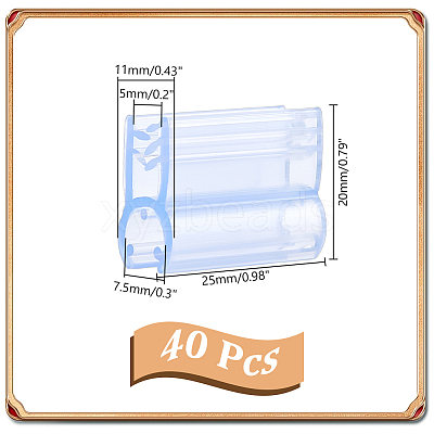 Plastic Memo Clips AJEW-WH0542-015-1