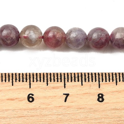 Natural Purple Red Tourmaline Beads Strands G-N327-02A-01-1