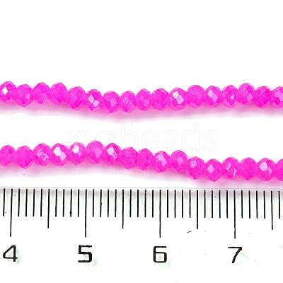 Baking Electroplate Glass Beads Strands X-DGLA-A039-J4mm-B24-1