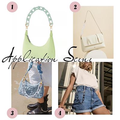 Acrylic Cable Chains Bag Straps AJEW-PH0001-47-1