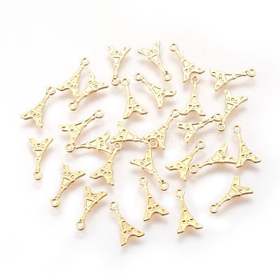 304 Stainless Steel Charms STAS-E447-15G-1