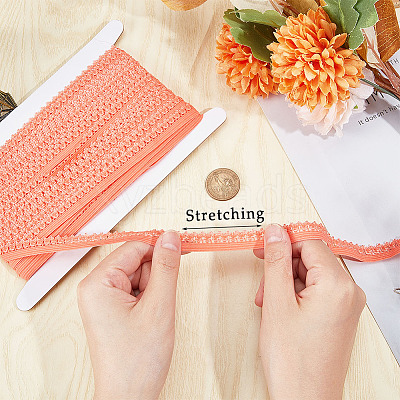 Polyester Elastic Cords with Single Edge Trimming EC-GF0001-38C-1