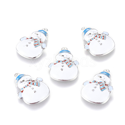 Alloy Enamel Pendants EA796Y-1