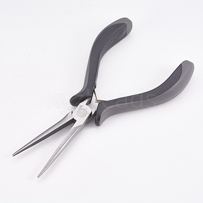 45# Carbon Steel Long Chain Nose Pliers PT-L004-35-1