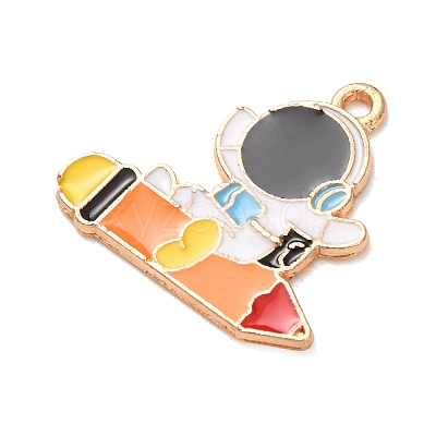 Alloy with Enamel Pendants AL-CBA9CD2-01B-1