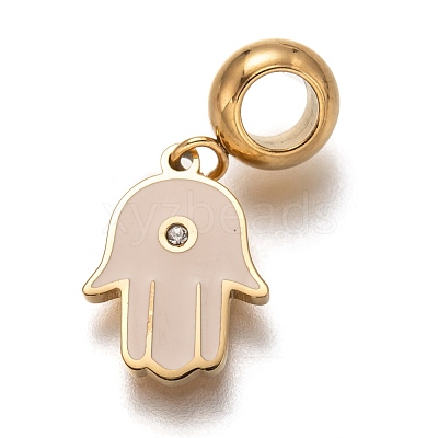 304 Stainless Steel European Dangle Charms STAS-I177-24A-1