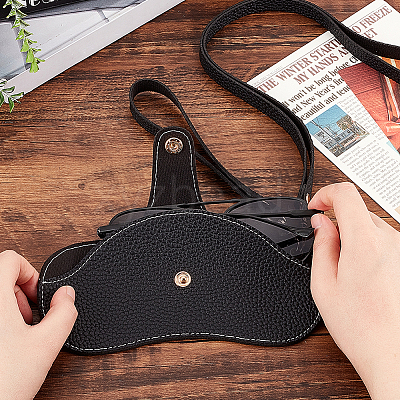 Imitation Leather Glasses Cases AJEW-WH0248-24B-1