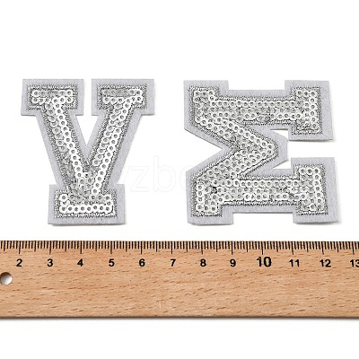 26Pcs Polyester Clothing Patches DIY-XCP0003-36-1