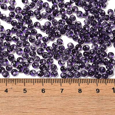 Transparent Colours Glass Seed Beads X1-SEED-P006-02A-12-1