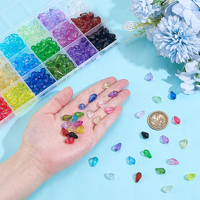 396Pcs 18 Styles Acrylic Beads MACR-PH0002-03-1