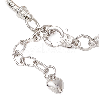 Halloween Alloy Enamel Charm Bracelets BJEW-JB12008-1
