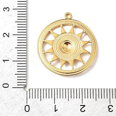 304 Stainless Steel Pendants STAS-H482-01G-1