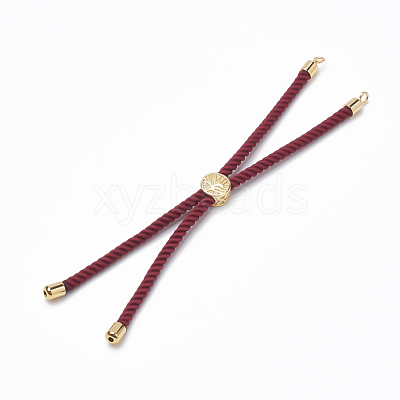 Nylon Twisted Cord Bracelet Making MAK-T003-16G-1