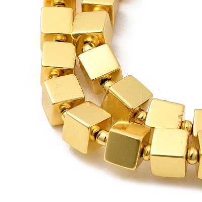 Electroplate Glass Beads Strands EGLA-F166-03A-G-1