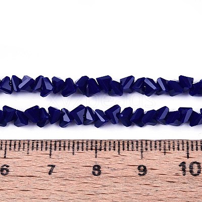 Opaque Glass Beads Strands GLAA-N019-4mm-20-1