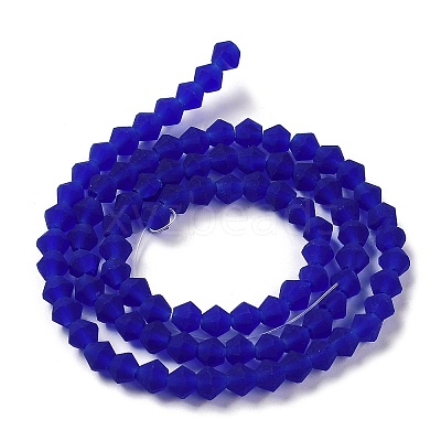 Imitate Austrian Crystal Frosted Glass Beads Strands EGLA-A039-T2mm-MD06-1