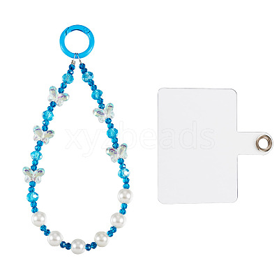 Resin Beads Mobile Straps AJEW-TAC0006-10A-1