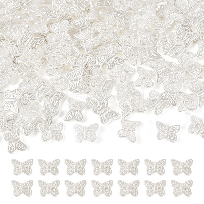 200Pcs ABS Imitation Pearl Beads OACR-TA0003-84B-1