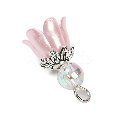 ABS Plastic Pearl with Acrylic Pendants PALLOY-JF03603-1
