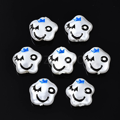 3D Printed ABS Plastic Imitation Pearl Beads KY-S168-008A-1