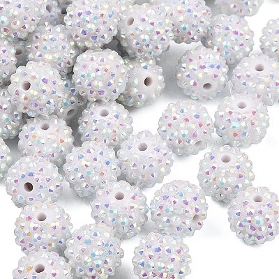 AB-Color Resin Rhinestone Beads X-RESI-S315-14x16-16-1