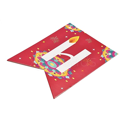 Diwali Theme Paper Flag Banners DIY-NH0011-01A-1