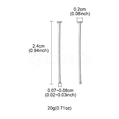 Iron Flat Head Pins IFIN-FS0001-30G-1