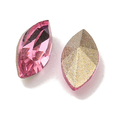 Glass Rhinestone Cabochons RGLA-L029-12A-209-1