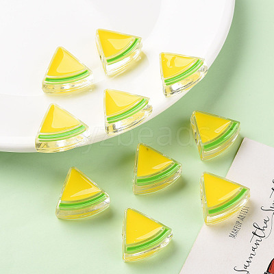 Transparent Enamel Acrylic Beads LS-TACR-S155-001H-1