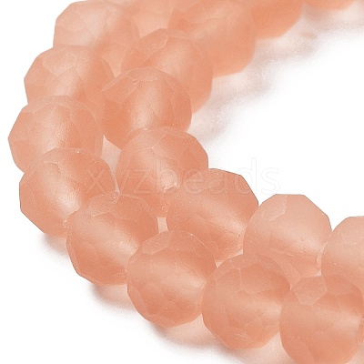 Transparent Glass Beads Strands EGLA-A034-T6mm-MD21-1