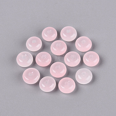 Baking Paint Imitation Jade Glass Beads GL-N006-01B-07-1