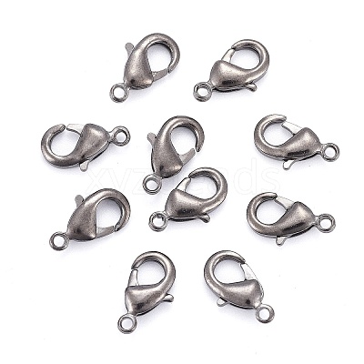 Brass Lobster Claw Clasps X-KK-902-B-1