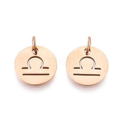 304 Stainless Steel Charms STAS-Q201-T445-7R-1