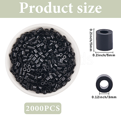 2000Pcs PE DIY Melty Beads Fuse Beads Refills DIY-SP0004-73E-1
