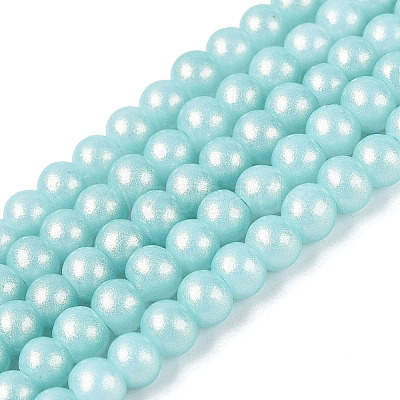 Baking Paint Glass Pearl Beads Strands LS-DGLA-ZX001-05B-11-1