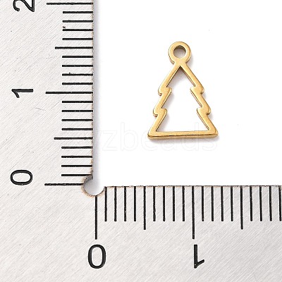 304 Stainless Steel Charms STAS-R003-01G-06-1
