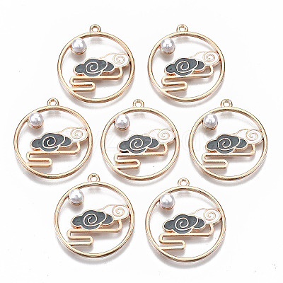 Chinese Style Alloy Pendants LS-RESI-R431-04B-RS-1