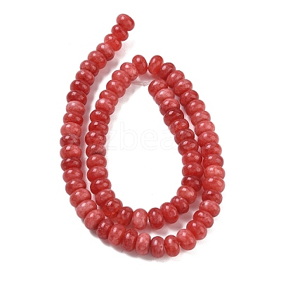 Dyed Natural White Jade Beads Strands GG-CBA9281-A18-5x8mm-1