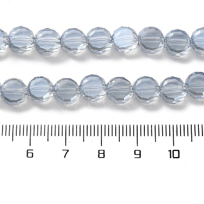 Electroplate Glass Beads Strands EGLA-C010-01A-PL03-1